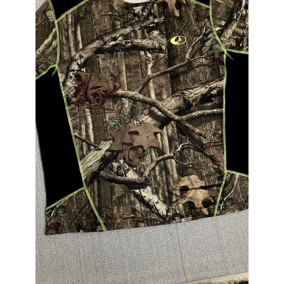 Mossy Oak Break-Up Performance Shirt Men's 2XL Brown Camo Dri-More Tech Hunting - Picture 5 of 11